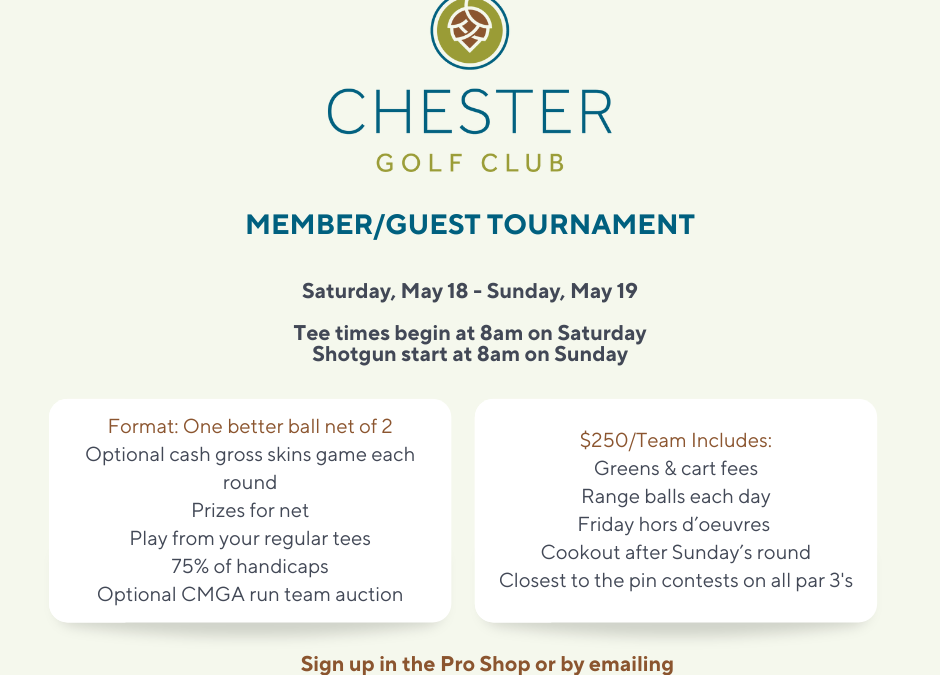 Member/Guest Tournament